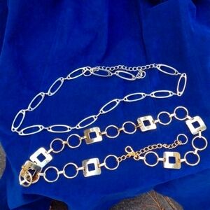 2 chain link belts